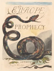 Europa. Eine Prophezeiung, Tafel 2, Titelseite